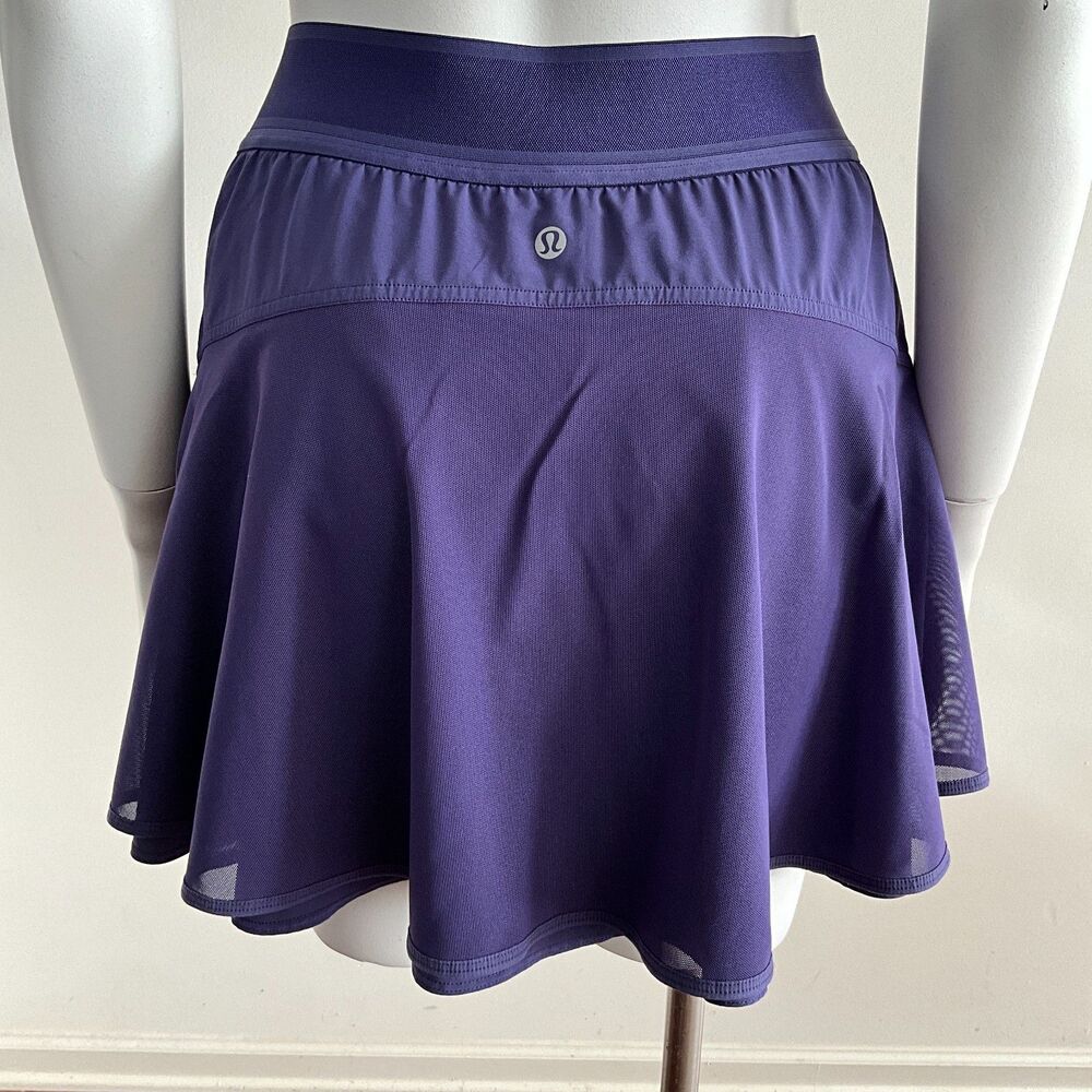 Lululemon Morning Match Breathable High Rise Skort Purple 6T - Picture 8 of 12